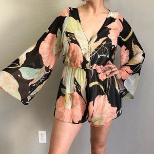 Audrey 3+1 Floral Romper